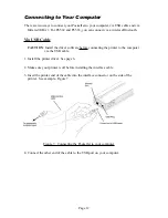 Предварительный просмотр 16 страницы Brother PJ-522 - PocketJet3 B/W Direct Thermal Printer User Manual