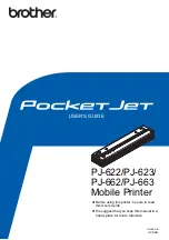 Brother PJ622 PocketJet 6 Print Engine User Manual preview