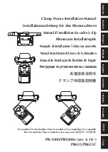 Preview for 1 page of Brother PR-1000 Installation Manual