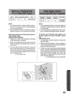 Предварительный просмотр 49 страницы Brother PS-1250 User Manual