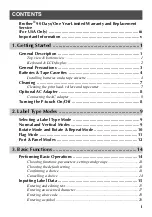 Preview for 3 page of Brother PT 1400 - P-Touch 1400 Two-color Thermal Transfer Printer User Manual