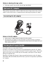 Preview for 16 page of Brother PT 1400 - P-Touch 1400 Two-color Thermal Transfer Printer User Manual