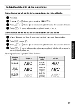 Preview for 95 page of Brother PT 1400 - P-Touch 1400 Two-color Thermal Transfer Printer User Manual