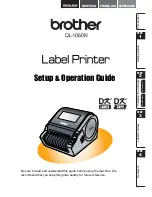 Предварительный просмотр 1 страницы Brother QL-1060N Setup & Operation Manual