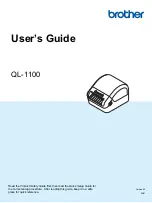 Brother QL-1100 User Manual preview