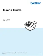 Brother QL-600 User Manual предпросмотр