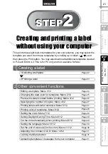 Preview for 25 page of Brother QL 650TD - P-Touch B/W Direct Thermal Printer Setup & Operation Manual