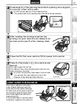 Preview for 51 page of Brother QL 650TD - P-Touch B/W Direct Thermal Printer Setup & Operation Manual