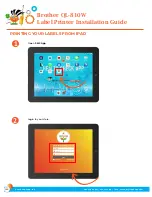 Preview for 2 page of Brother QL-810W Installation Manual