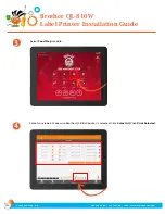 Preview for 3 page of Brother QL-810W Installation Manual
