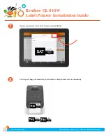 Preview for 5 page of Brother QL-810W Installation Manual