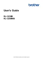 Preview for 1 page of Brother RJ-3230B User Manual