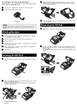 Предварительный просмотр 2 страницы Brother Rugged Jet RJ-3050 User Manual