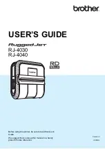 Brother RuggetJet RJ4030 User Manual preview