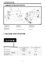 Preview for 8 page of Brother S-1110A Instruction Manual