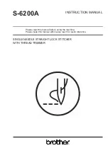 Brother S-6200A Instruction Manual предпросмотр