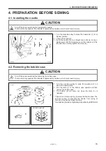 Предварительный просмотр 23 страницы Brother S-6200A Instruction Manual