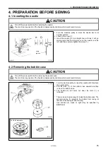 Предварительный просмотр 27 страницы Brother S-7300A-303P Instruction Manual