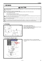 Предварительный просмотр 71 страницы Brother S-7300A-303P Instruction Manual