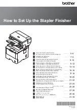 Preview for 1 page of Brother SF-4000 How To Set Up