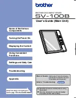 Brother SV-100B User Manual preview