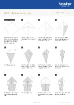 Предварительный просмотр 1 страницы Brother Swan Folding Instructions