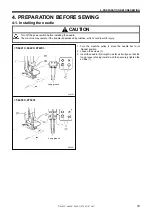 Предварительный просмотр 27 страницы Brother T-8421C Instruction Manual