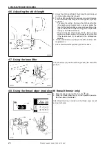 Предварительный просмотр 34 страницы Brother T-8421C Instruction Manual