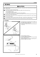 Предварительный просмотр 57 страницы Brother T-8421C Instruction Manual