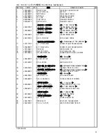 Preview for 46 page of Brother T-8752A Parts Manual