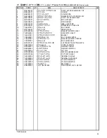 Preview for 50 page of Brother T-8752A Parts Manual