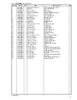 Preview for 54 page of Brother T-8752A Parts Manual