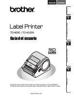 Preview for 41 page of Brother TD-4000 User Manual