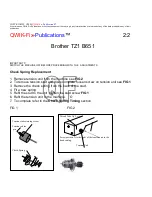 Preview for 8 page of Brother TZ1 B651 Basic Repairs & Adjustments