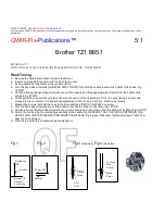 Preview for 10 page of Brother TZ1 B651 Basic Repairs & Adjustments