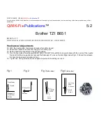 Preview for 11 page of Brother TZ1 B651 Basic Repairs & Adjustments