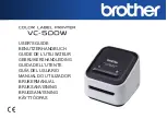 Preview for 1 page of Brother VC-500W User Manual