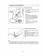 Preview for 7 page of Brother VX-807 How To Use And Enjoy Manual