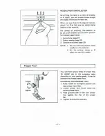 Preview for 9 page of Brother VX-807 How To Use And Enjoy Manual