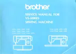 Brother VX Series Service Manual preview