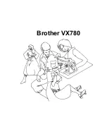 Предварительный просмотр 1 страницы Brother vx780 Operating Manual