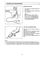 Preview for 7 page of Brother vx780 Operating Manual