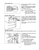 Preview for 9 page of Brother vx780 Operating Manual