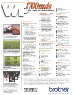 Preview for 2 page of Brother WP-1700MDS Specifications