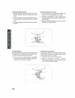 Предварительный просмотр 36 страницы Brother XL-3025 Operation Manual