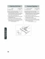 Предварительный просмотр 44 страницы Brother XL-3025 Operation Manual