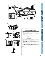 Предварительный просмотр 28 страницы Brother XL 5340 - 40 Stich Sewing Machine Instruction Manual