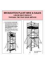 Preview for 15 page of Broughton 1450/850 LADDERSPAN User Manual