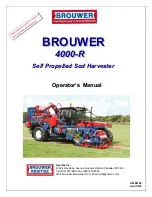 Preview for 1 page of Brouwer Kesmac 4000 R Series Operator'S Manual