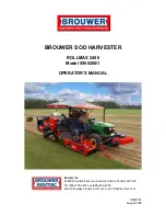 Brouwer 5990280/1 Operator'S Manual предпросмотр